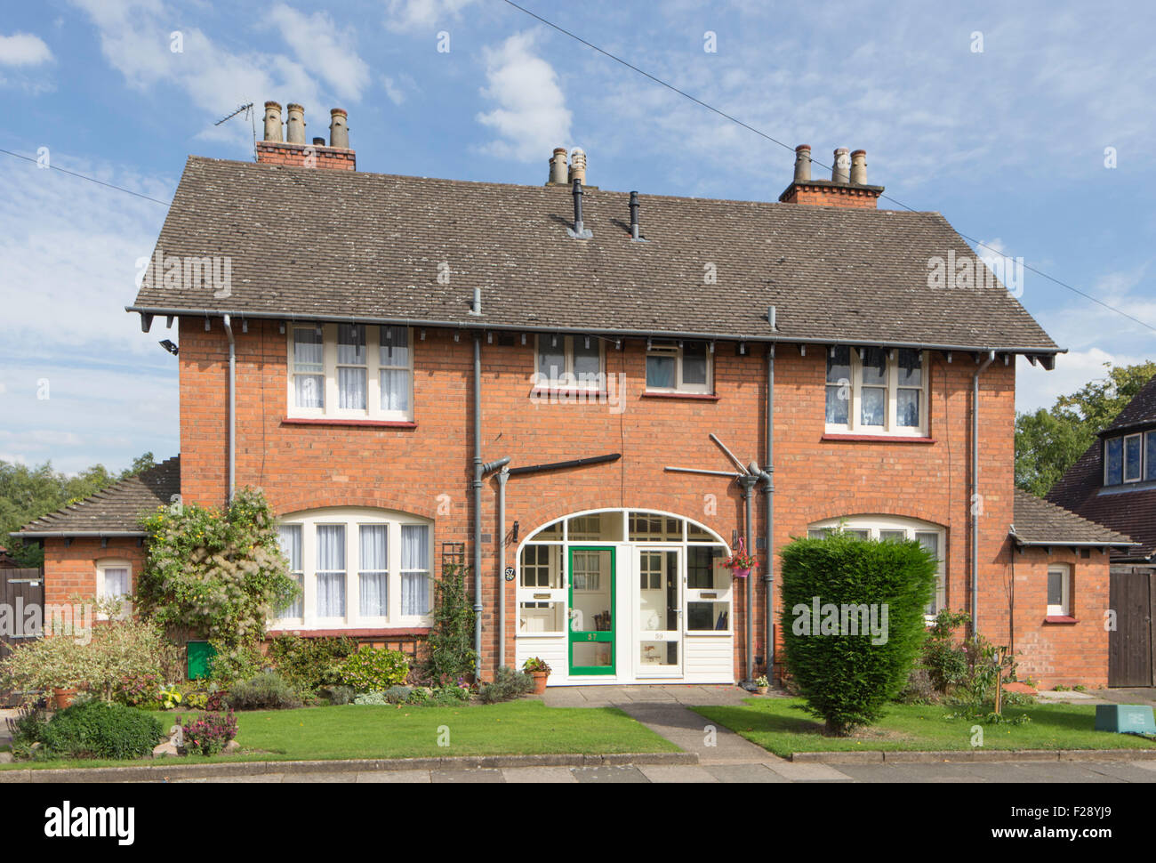 Bournville Vertrauen Village Unterkunft, Bournville, Birmingham, England, UK Stockfoto