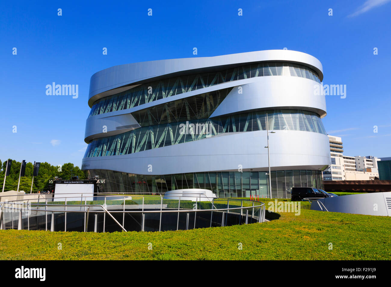Mercedes-Benz Museum, Stuttgart, Deutschland Stockfoto
