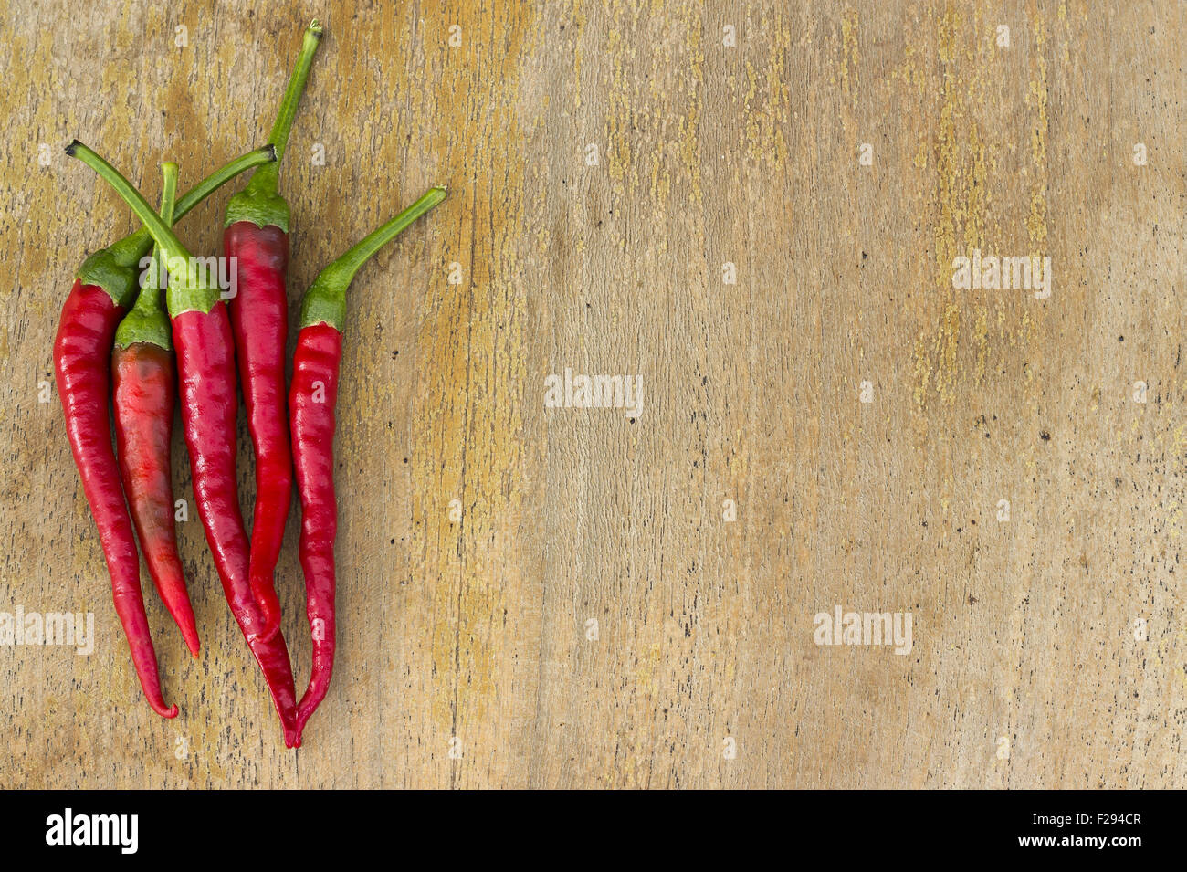 Hot chilly peppers Stockfoto