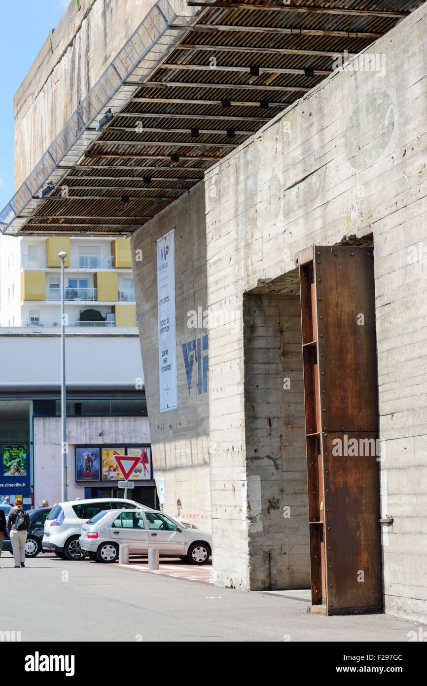 SaintNazaire Kriegsmarine uBootBasis Frankreich Stockfotografie Alamy