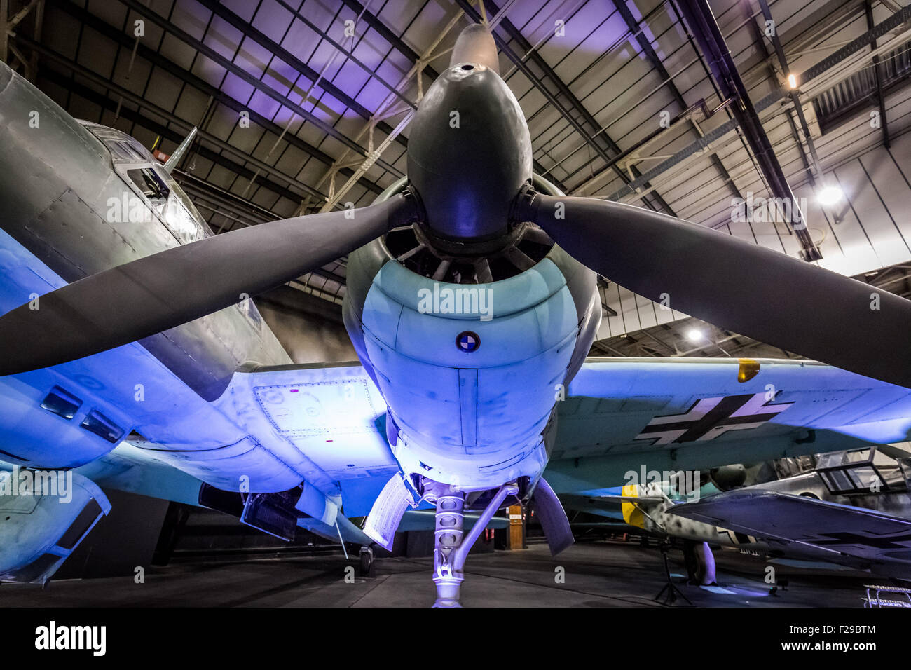 London, UK. 14. September 2015. Junkers JU88 deutscher Bomber. Das RAF Museum "Our Finest Hour" Flugzeug anzeigen Abend in Erinnerung an den 75. Jahrestag der Schlacht von Großbritannien: Guy Corbishley/Alamy Live News Stockfoto