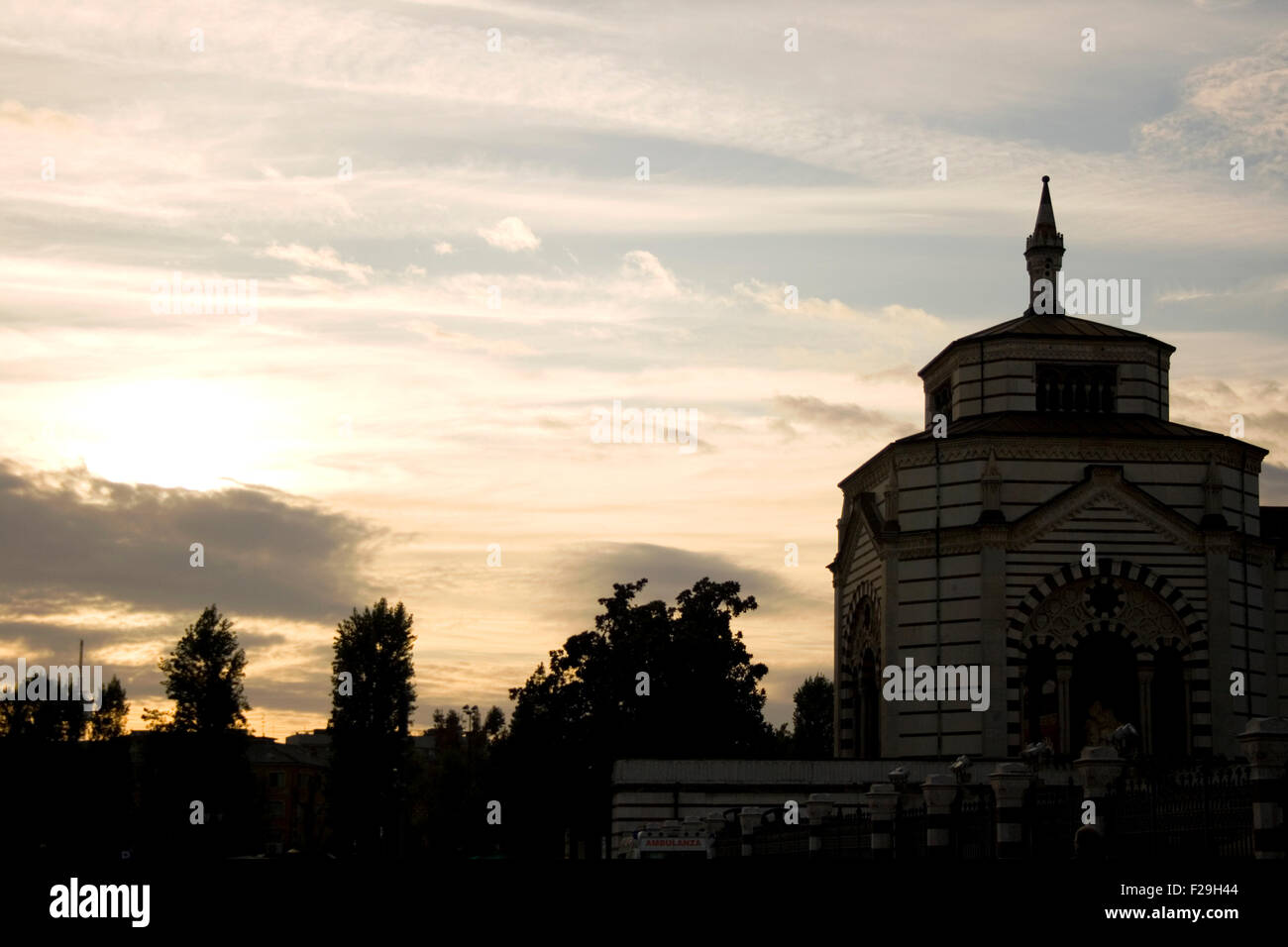 Cimitero Monumentale - Friedhof monumentale in Mailand - Italien Stockfoto