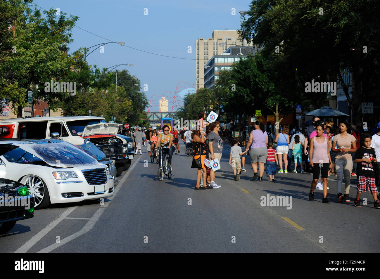 Fiesta Boricua (Puerto Rican Festival) in der West Division Street im