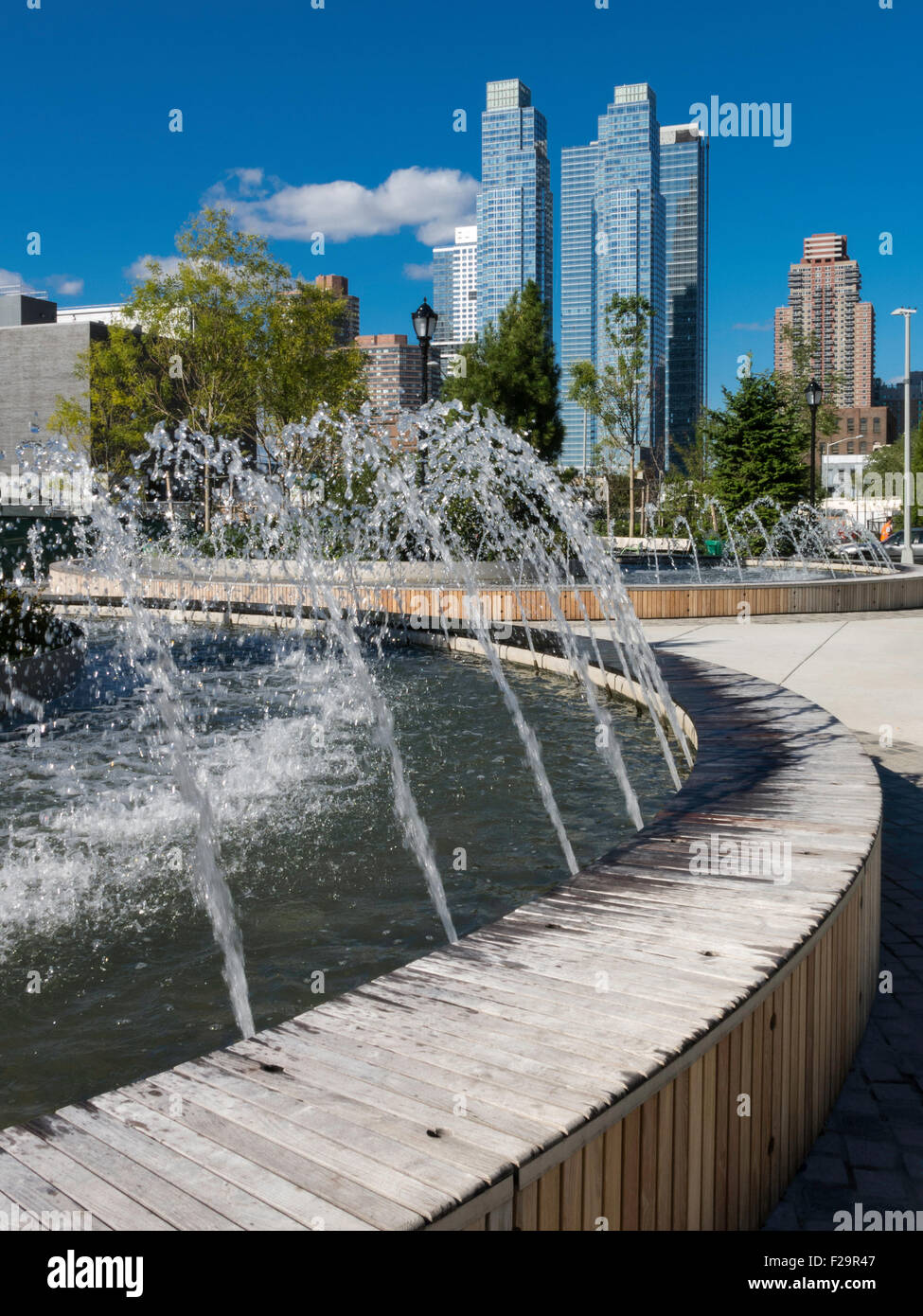 Hudson Park & Boulevard, NYC Stockfoto