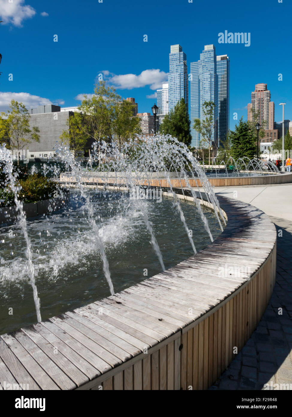 Hudson Park & Boulevard, NYC Stockfoto
