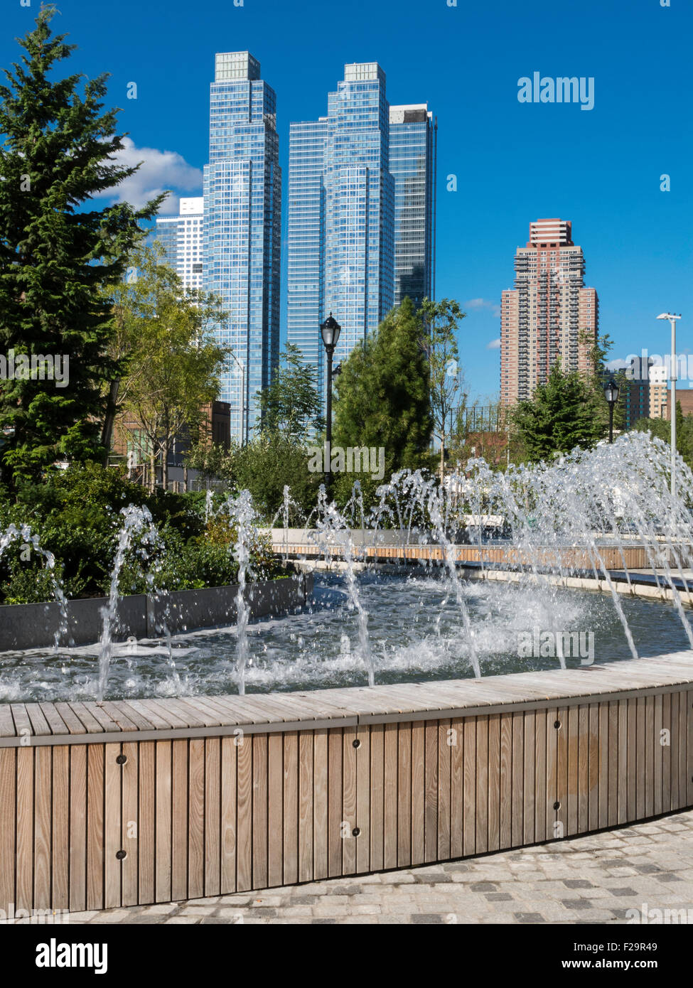 Hudson Park & Boulevard, NYC Stockfoto