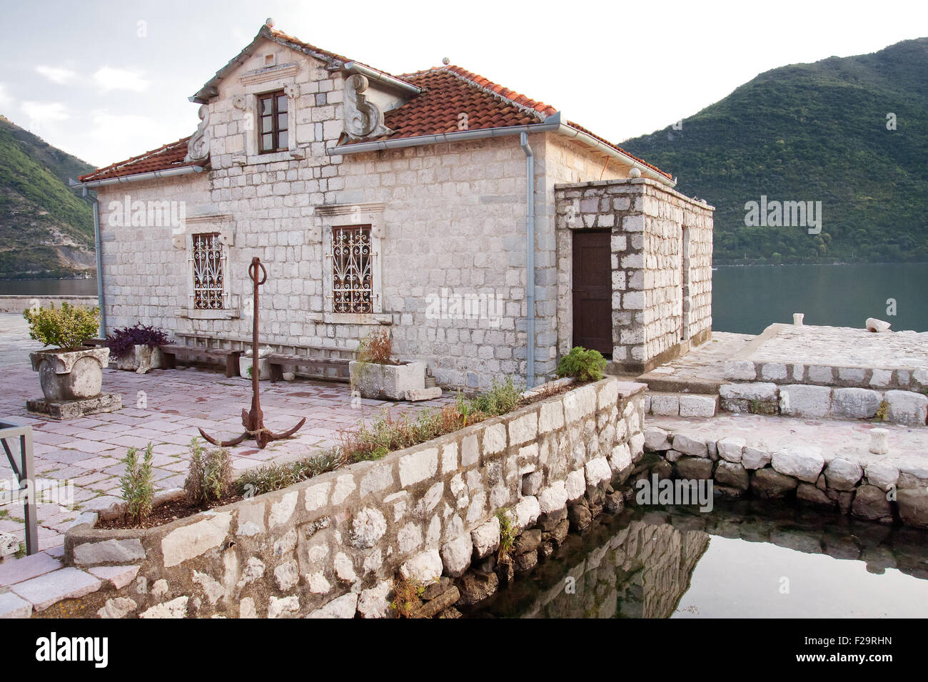 Montenegro-Gebäude Stockfoto