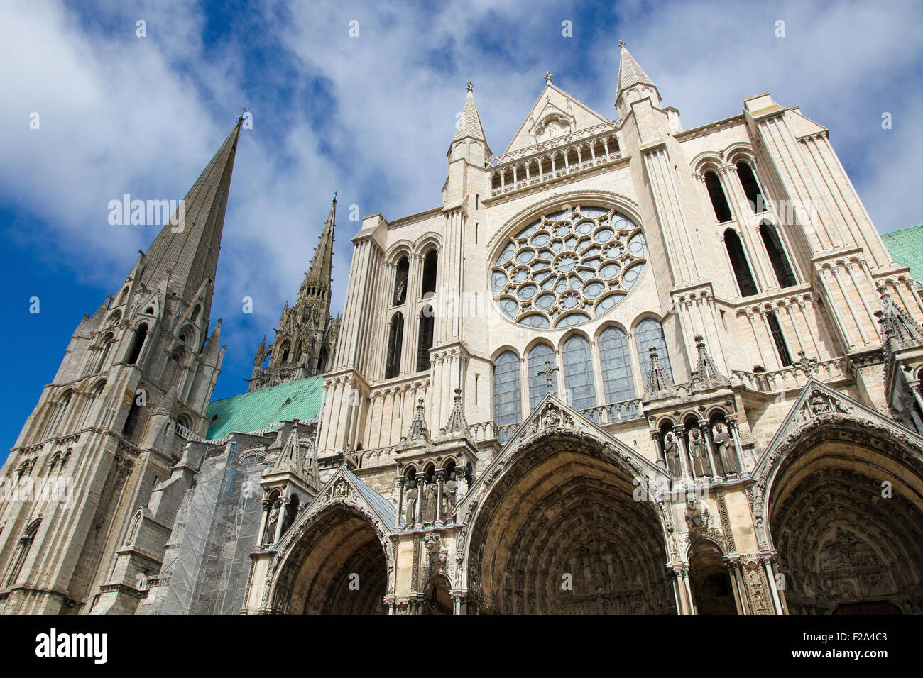 Kathedrale unserer lieben Frau von Chartres, eine mittelalterliche