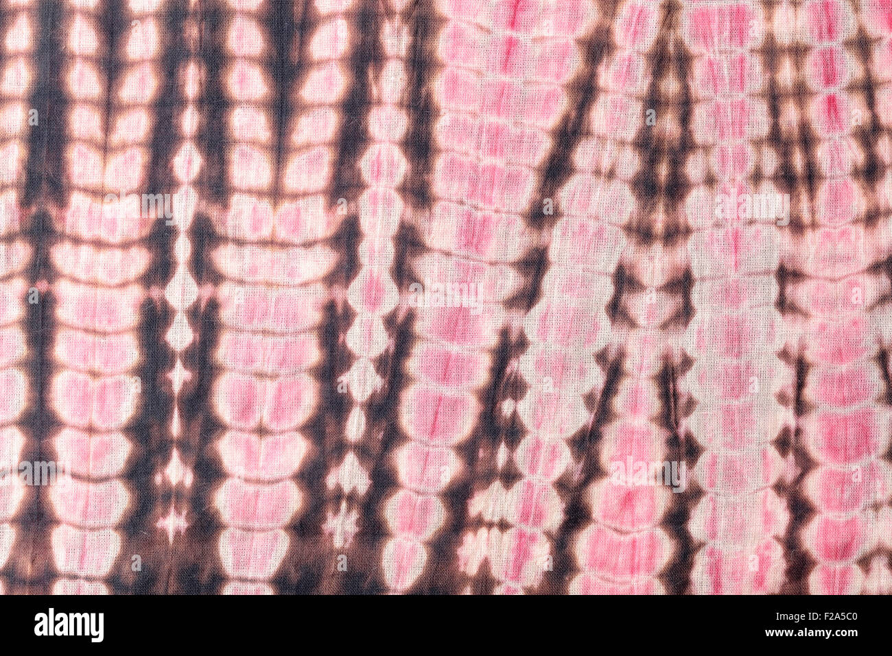 Zusammenfassung Hintergrund rot, schwarz und rosa Krawatte und Dye Tuch. Stockfoto