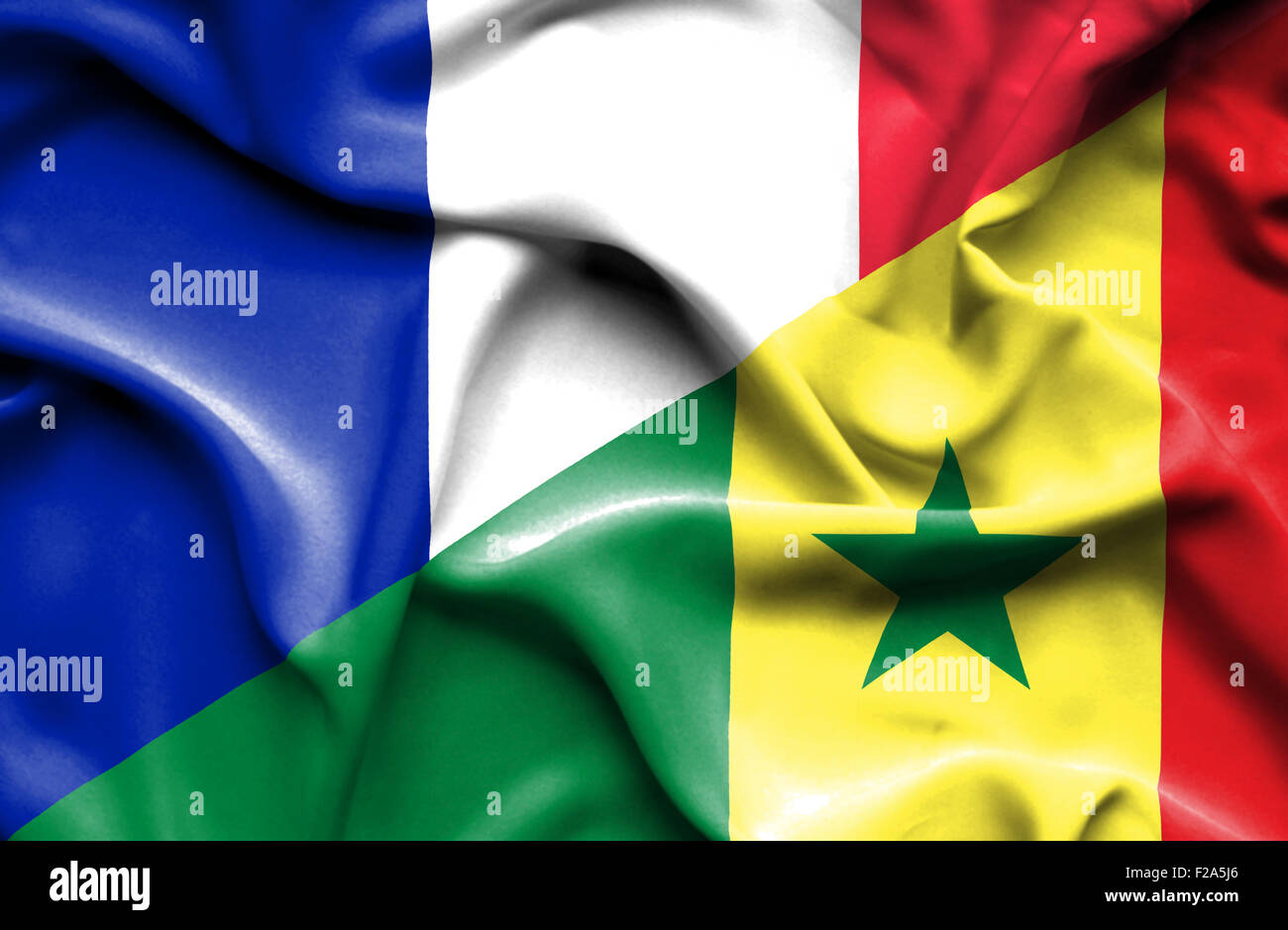 Frankreich senegal flagge Fotos und Bildmaterial in hoher Auflösung