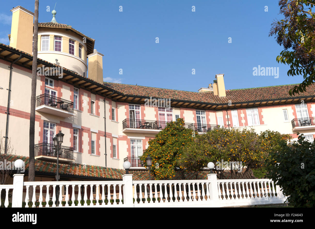 Historischen Reina Cristina Hotel, Algeciras, Spanien Stockfoto