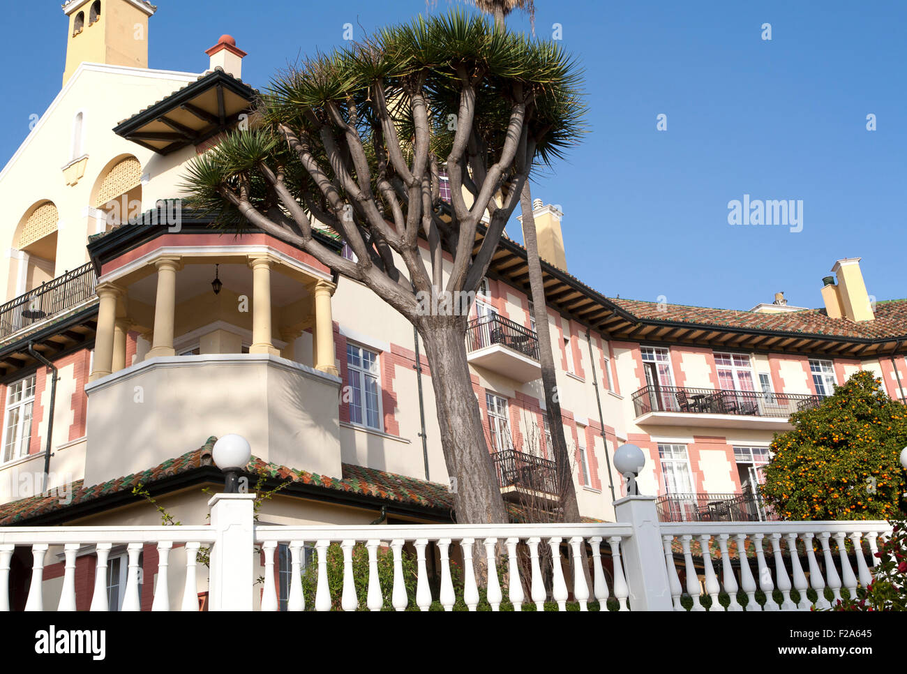 Historischen Reina Cristina Hotel, Algeciras, Spanien Stockfoto