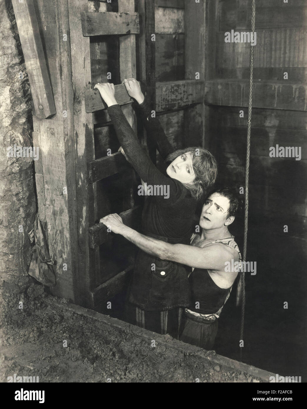 Halten Sie fest (OLVI008 OU483 F) Stockfoto