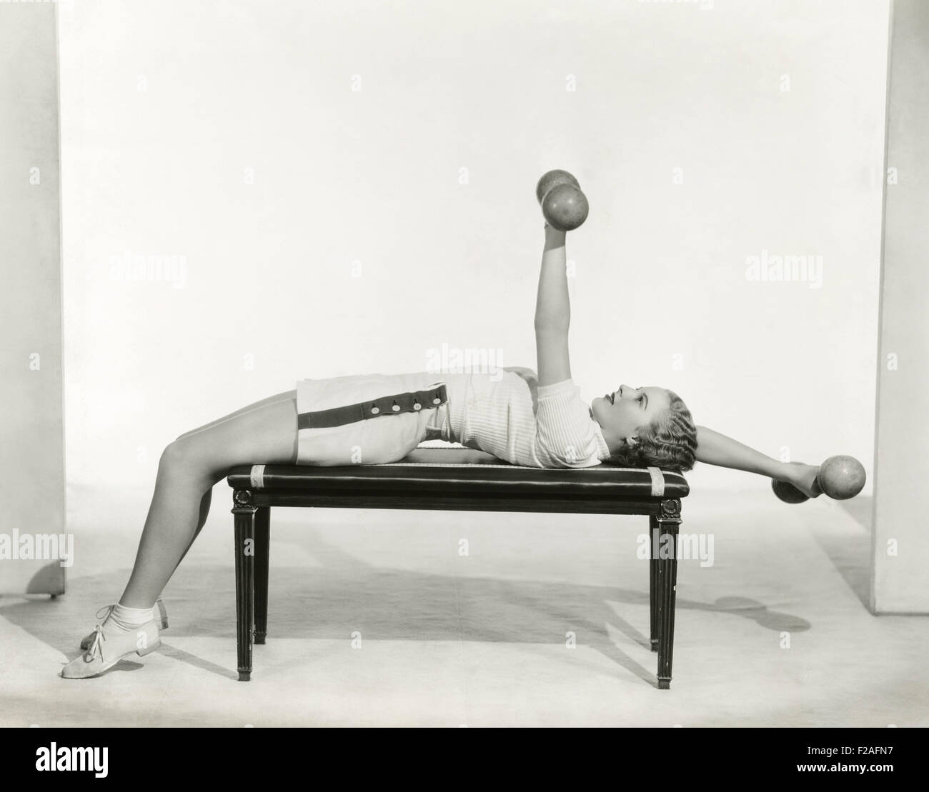 Halten Sie in Form (OLVI008 OU372 F) Stockfoto