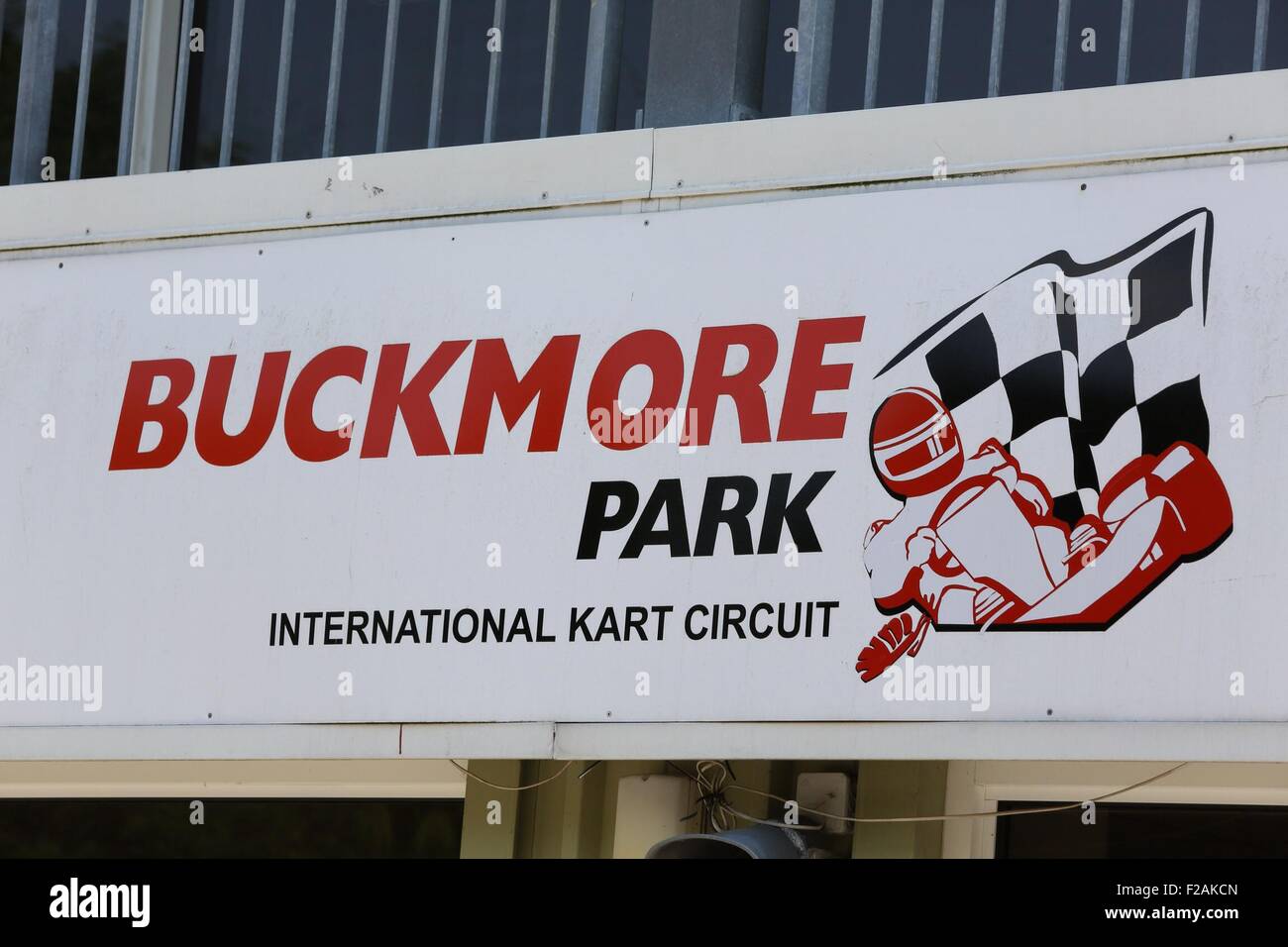 Die Einführung der neuen Race-Karts im Buckmore Park, anlässlich die offiziellen Übernahme der Schaltung von John Surtees.  Mitwirkende: Atmosphäre wo: London, Vereinigtes Königreich bei: 15. Juli 2015 Stockfoto