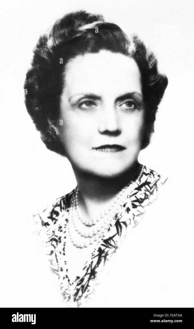 Perle Mesta, einem amerikanischen Socialite und politische Gastgeberin, ca. 1940. Im Alter von 27 Pearl heiratete industriellen George Mesta, und im Alter von 36 Jahren wurde sie Witwe mit $ 78 Millionen-Vermögen. Sie wurde von Ethel Merman in den 1950-Irving Berlin Broadway-Musical-Komödie und 1953 Film, rufen mich MADAME dargestellt. (CSU 2015 11 1636) Stockfoto