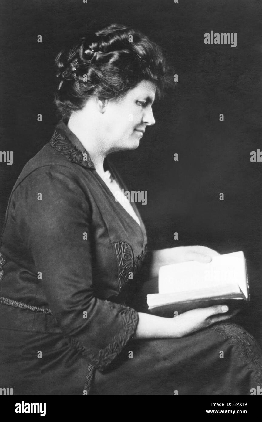 Grace Livingston Hill, Anfang des 20. Jahrhunderts US-amerikanischer Schriftsteller. Ca. 1920. Sie schrieb unter ihrem richtigen Namen und dem Pseudonym Marcia Macdonald. Ihr Schreiben unterstützt, ihre Kinder und die Mutter. (CSU 2015 9 973) Stockfoto