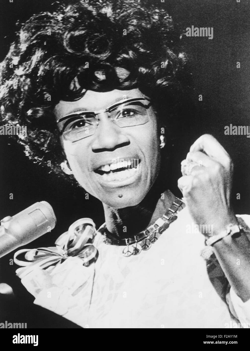 Shirley Chisholm, afrikanische amerikanische Kongressabgeordnete aus Brooklyn, New York City. Ca. 1973. (CSU_2015_9_931) Stockfoto