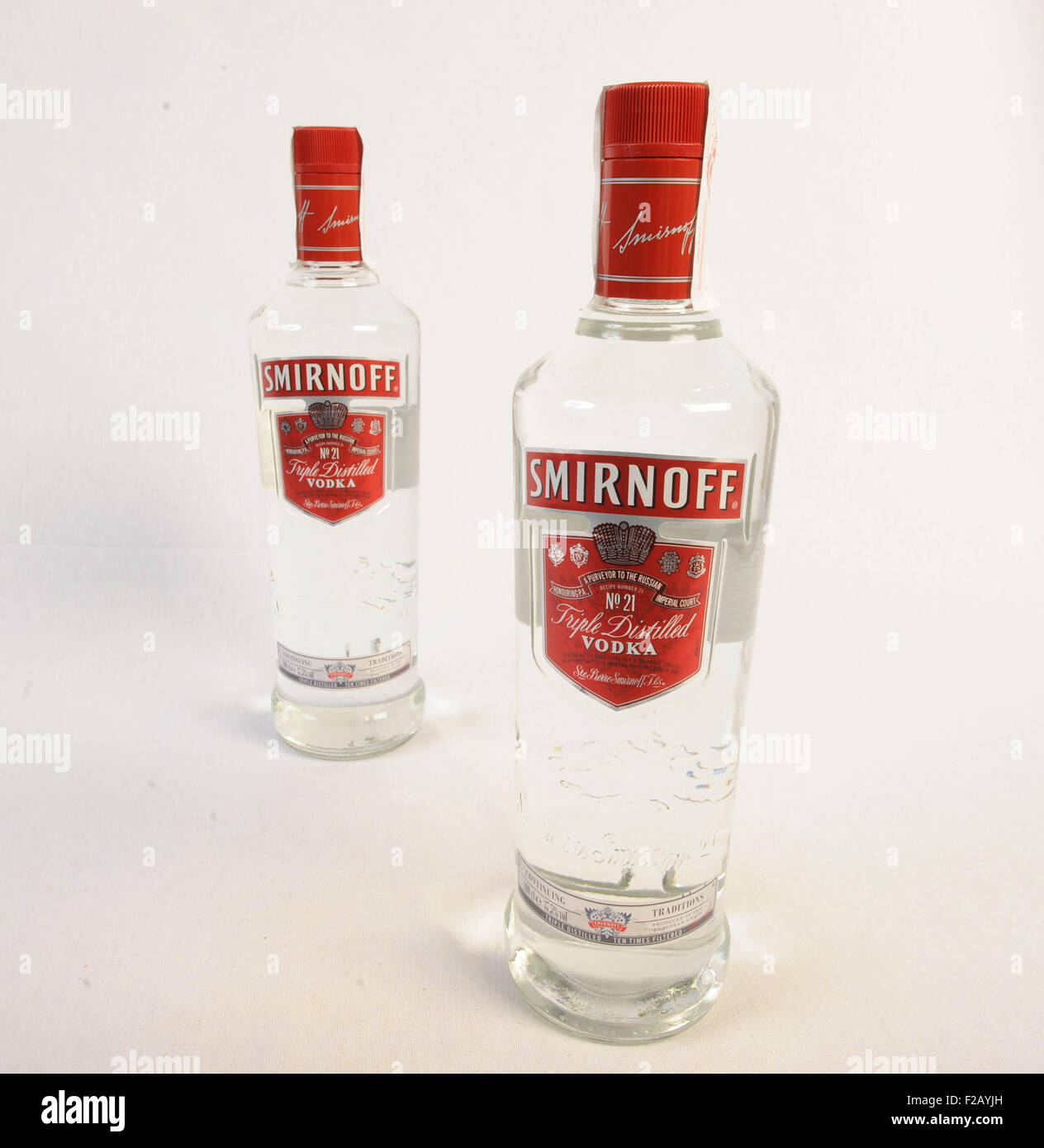 Wodka Smirnoff-Wodka Smirnoff Stockfoto