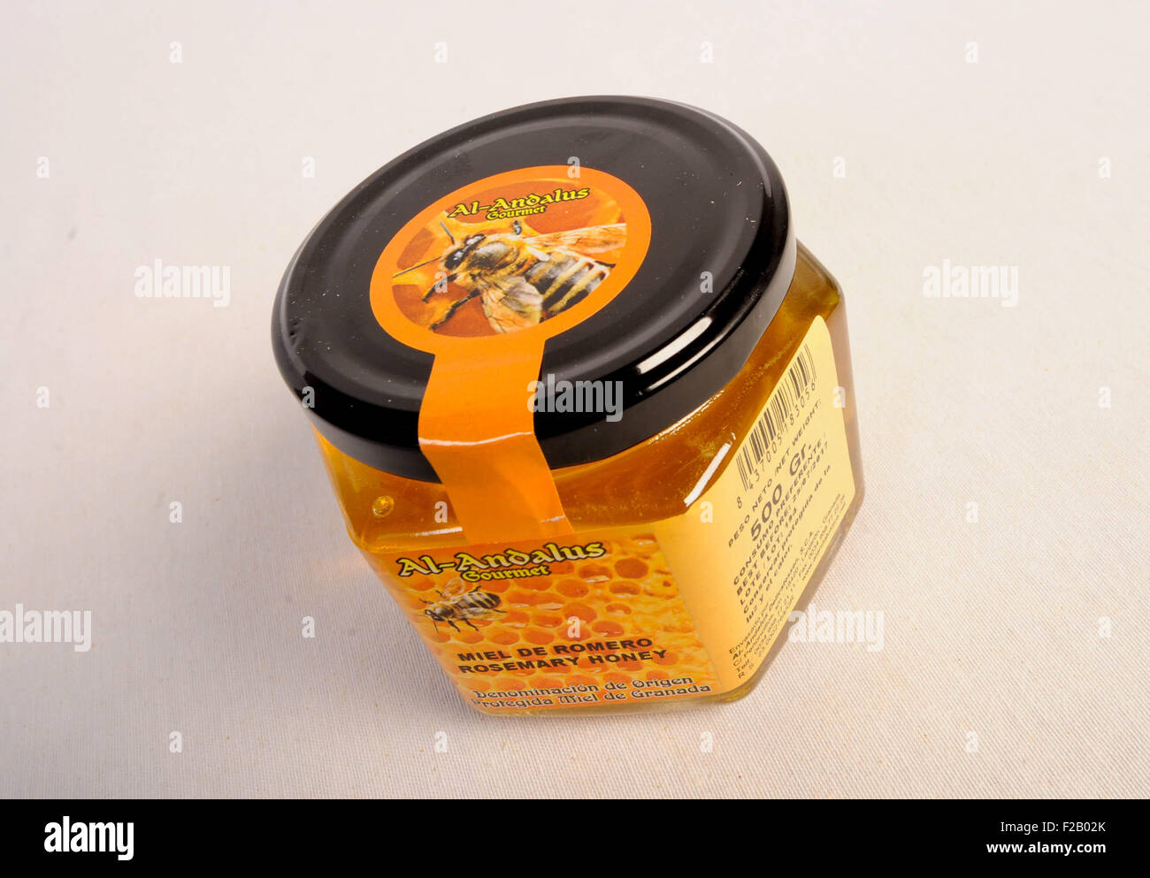 Rosmarin-Honig Al-Andalus-Miel de Romero Al-Andalus Stockfoto