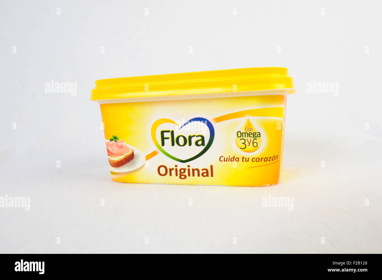 Butter Flora-Mantequilla Flora-3 Stockfoto