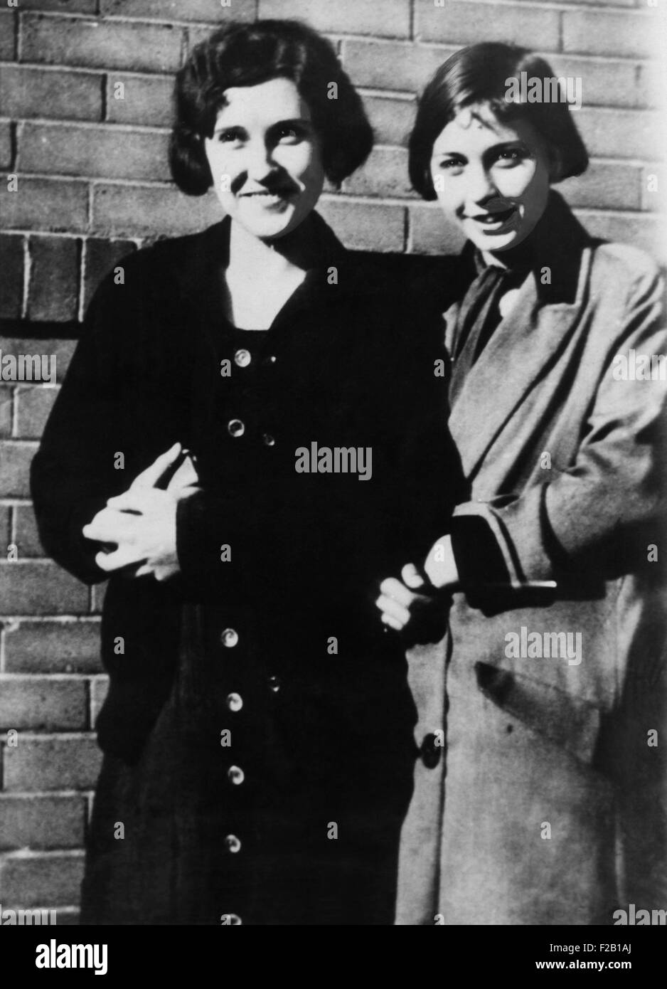 Opfer der 1931 Phoenix Stamm Morde. Frau Agnes Ann LeRoi (links) und Miss Hedwig Samuelson. Ca. 1931. Frau Winnifred Ruth Stockfoto