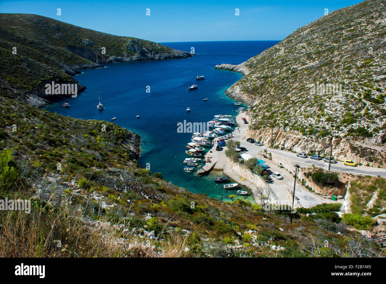 Porto Vromi Zakynthos, Griechenland Stockfoto