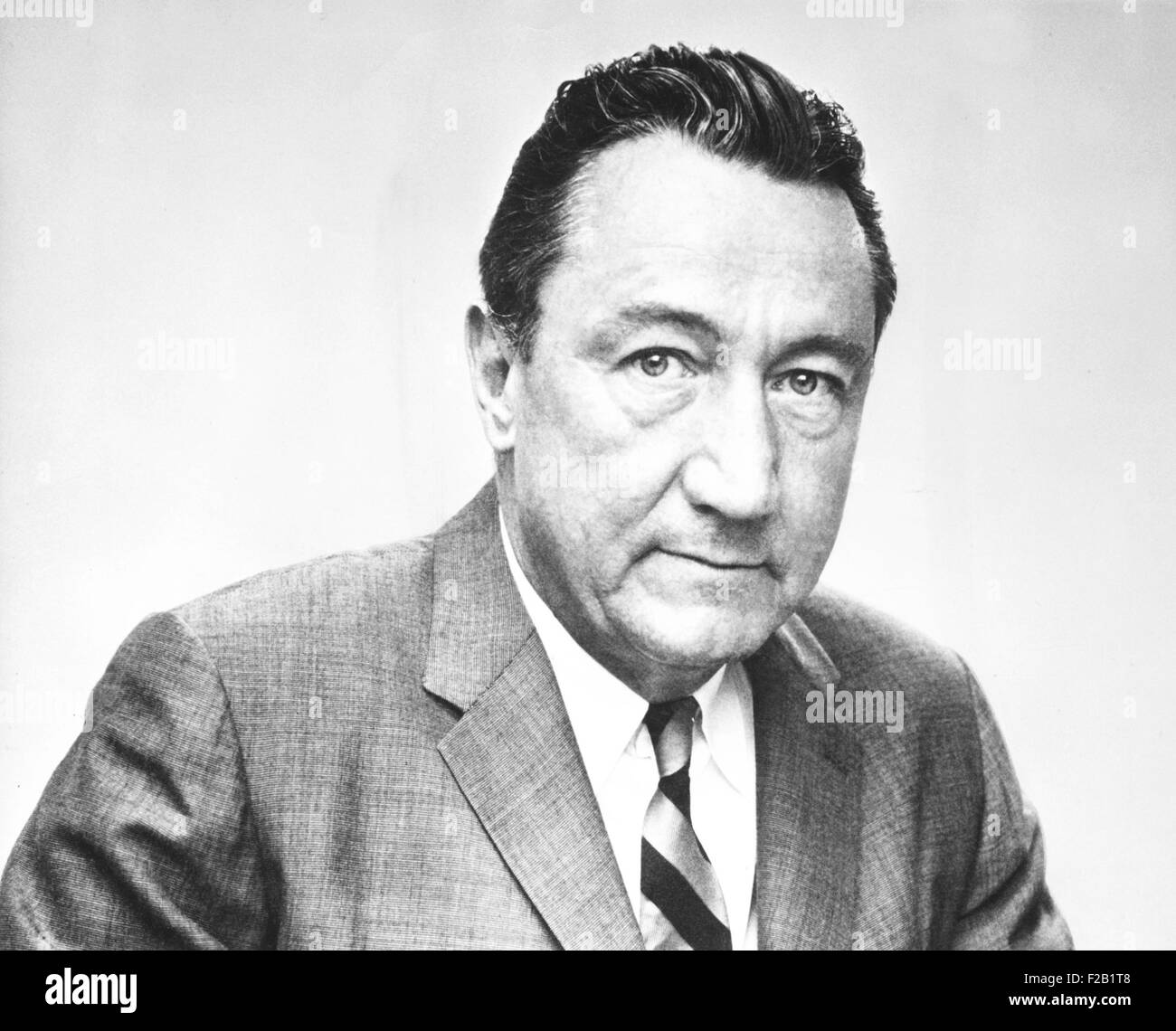 Stewart Alsop schrieb "Angelegenheit der Tatsache" Spalte mit seinem Bruder Joseph im New York Herald Tribune, 1945-58. Steward war allein, als Kolumnist für die Saturday Evening Post von 1958-68, und dann für Newsweek von 1968 bis zu seinem Tod im Jahr 1974. (CSU 2015 7 417) Stockfoto