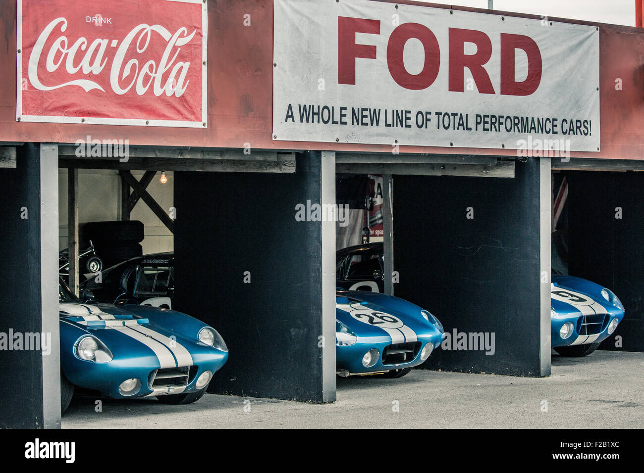 Shelby Daytona Coupé beim Goodwood Revival 2015 Stockfoto