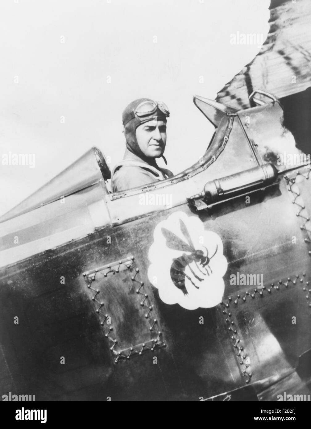 Leutenant Curtis LeMay als Streben nach Pilot in den 1930er Jahren auf Hawaii stationiert. (CSU 2015 8 531) Stockfoto