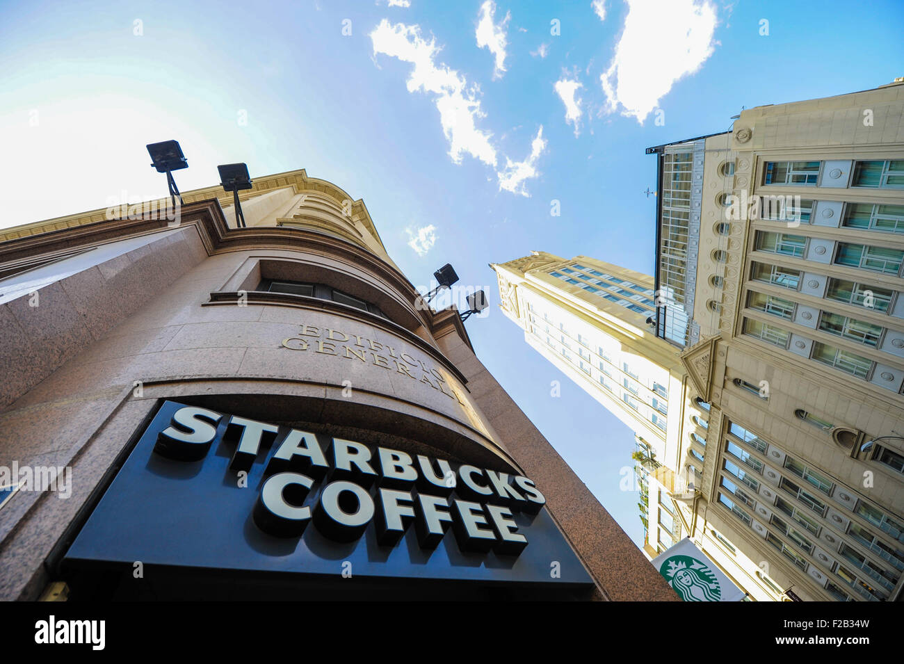 Cafetería Starbucks Kaffee-Cafeteria Starbucks Kaffee Stockfoto