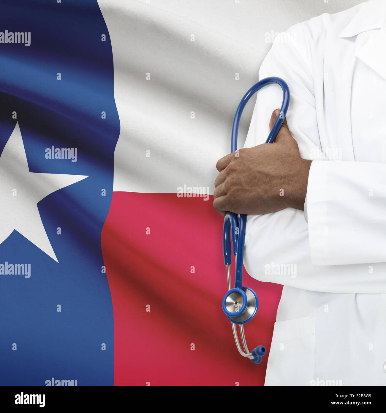 Konzept der nationalen Gesundheitssystem Serie - Texas Stockfoto