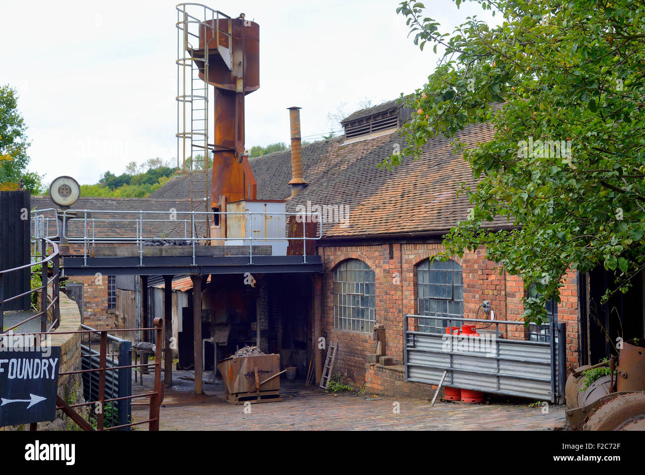 Blists Hill ist ein Freilichtmuseum, erbaut auf einem ehemaligen industriellen Komplex befindet sich in Madeley Telford, Shropshire, England Stockfoto