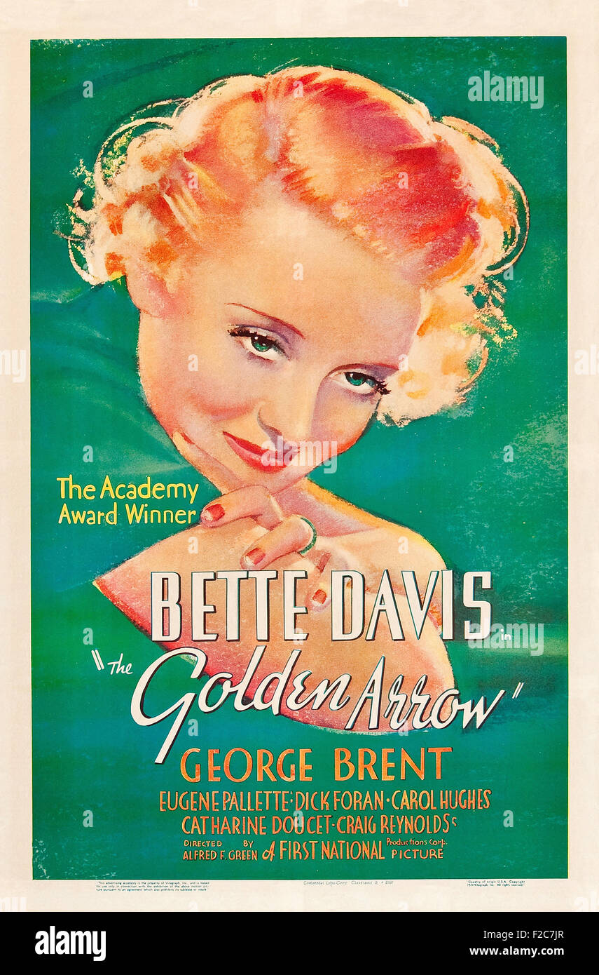 Golden Arrow, 01 - Filmplakat Stockfoto