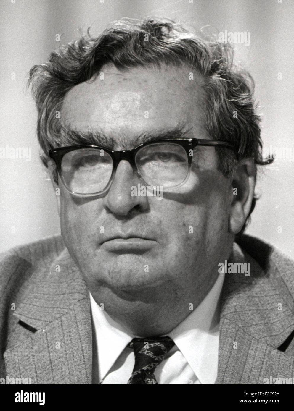Denis Winston Healey Lord Healey britische Labour-Politiker 1984-Bild Stockfoto