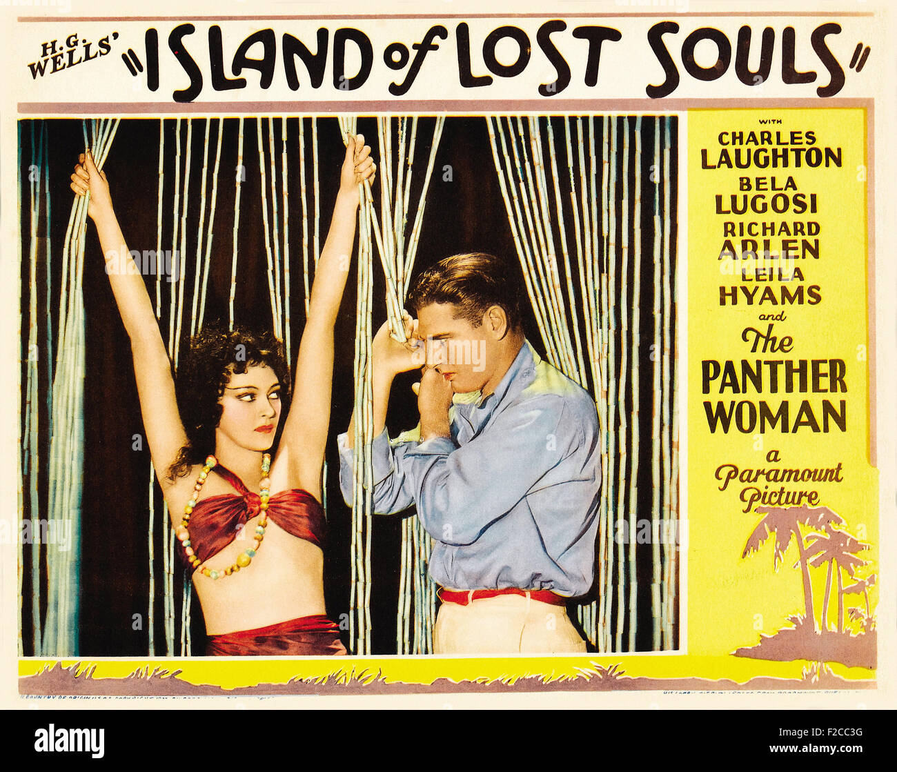 Insel der verlorenen Seelen 05 - Filmplakat - B-Movie Stockfoto