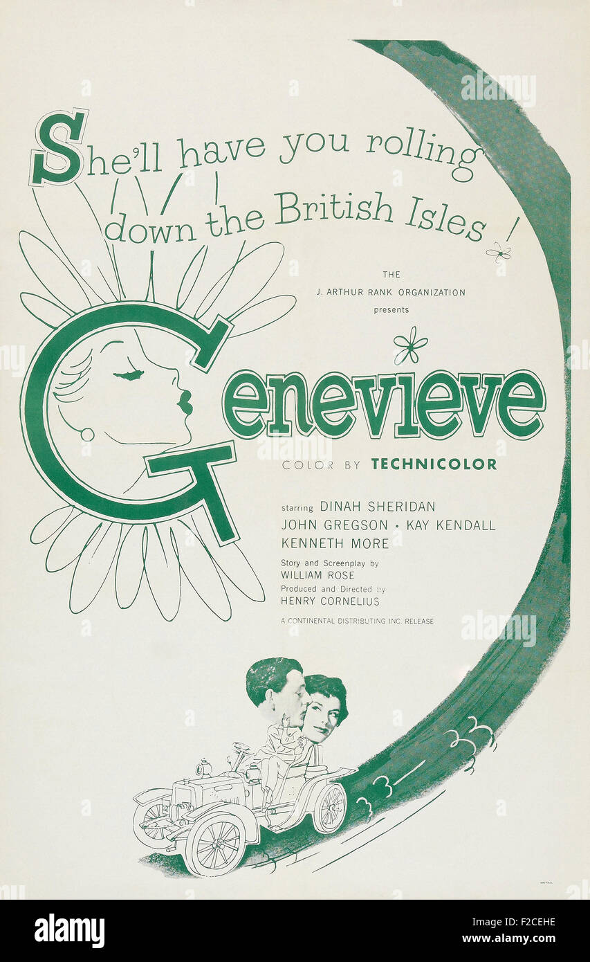 Genevieve (1953) 03065 - Filmplakat Stockfoto