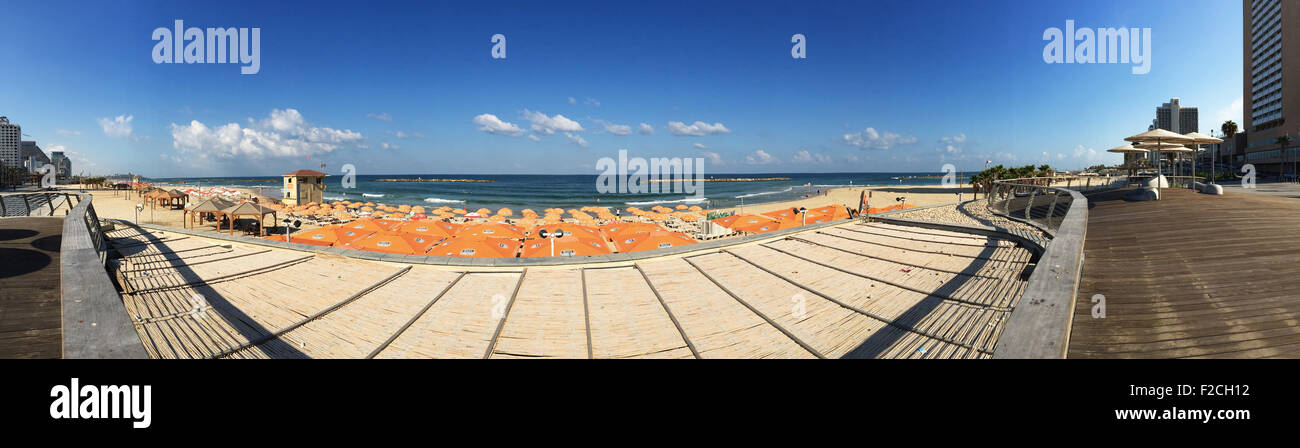 Sommertag in Tel Aviv Yafo, Jaffa, Israel, Mittelmeer Stockfoto