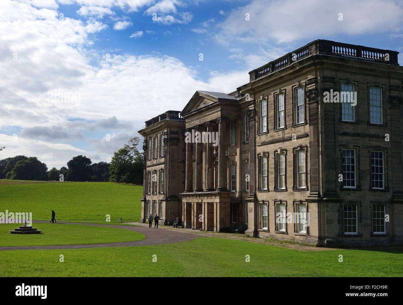 Calke Abtei Derbyshire Land Haus Herrenhaus Uk Stockfoto