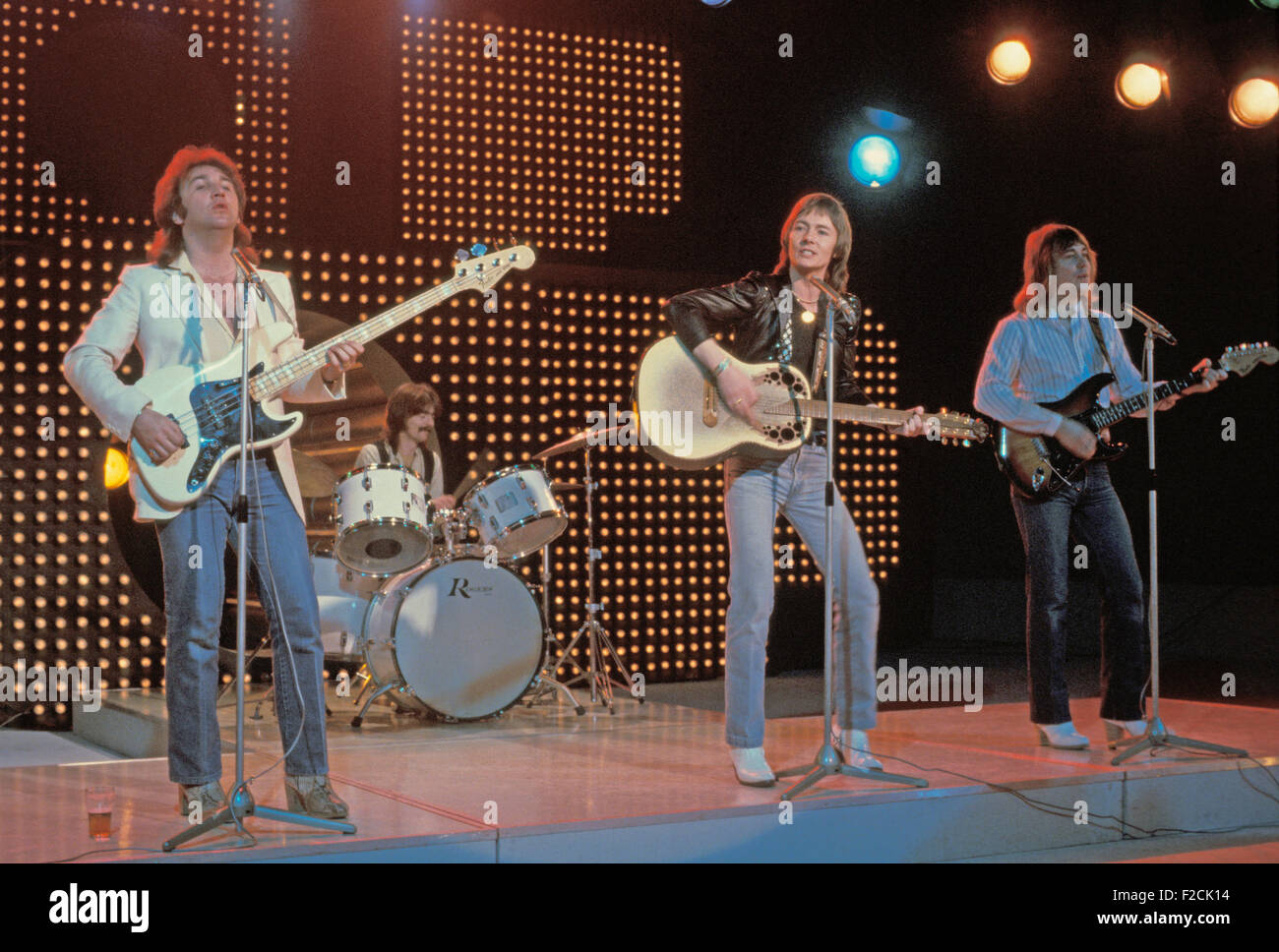 SMOKIE-englische Rockgruppe 1975 Stockfoto