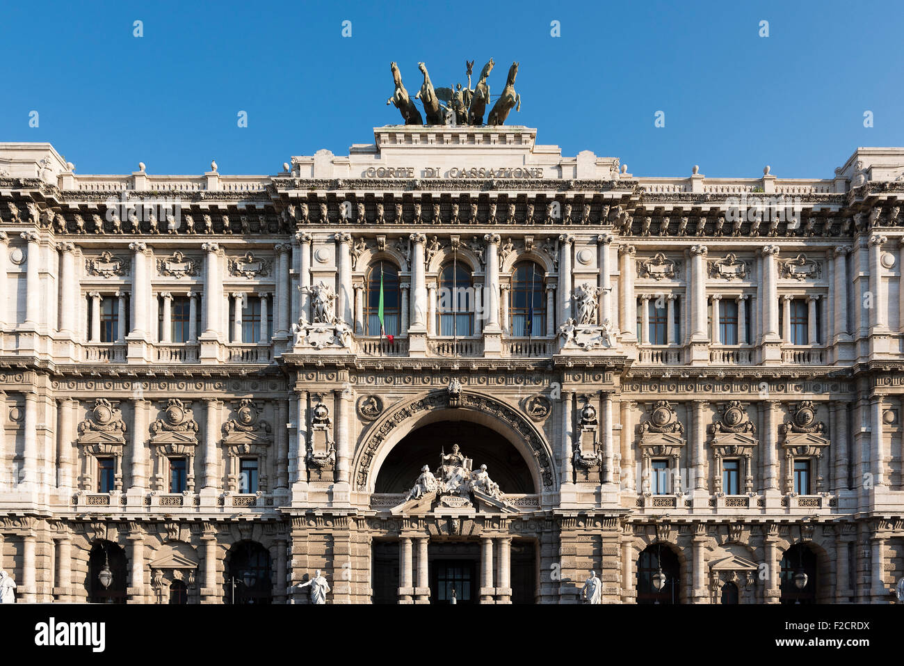 Justizpalast, Piazza dei Tribunali, Rom, Italien Stockfoto