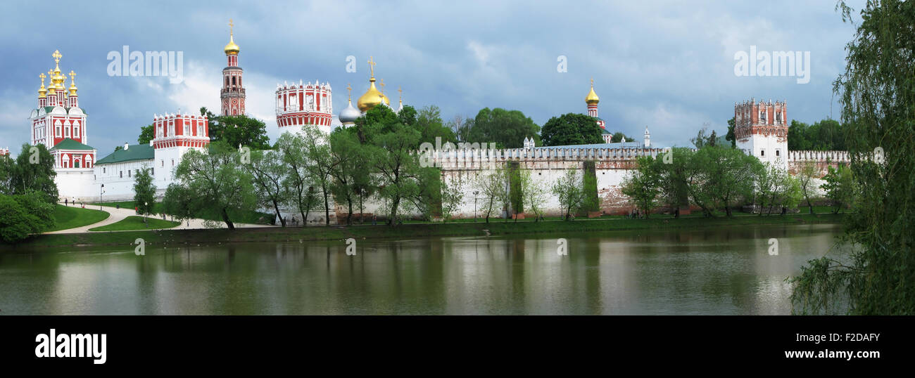 Novodevichiy Kloster, Moskau Stockfoto