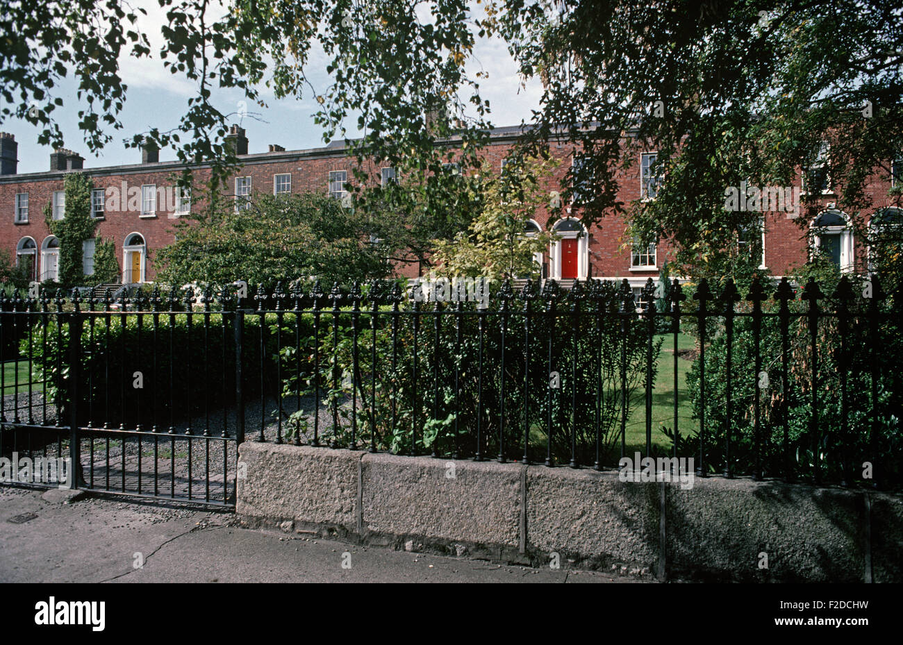 Im Pembroke Township, einem sehr exklusiven und wohlhabenden Gegenden von Dublin Ballsbridge. Sinne von James Joyce in "Ein Porträt des Künstlers als junger Mann", Irland Stockfoto