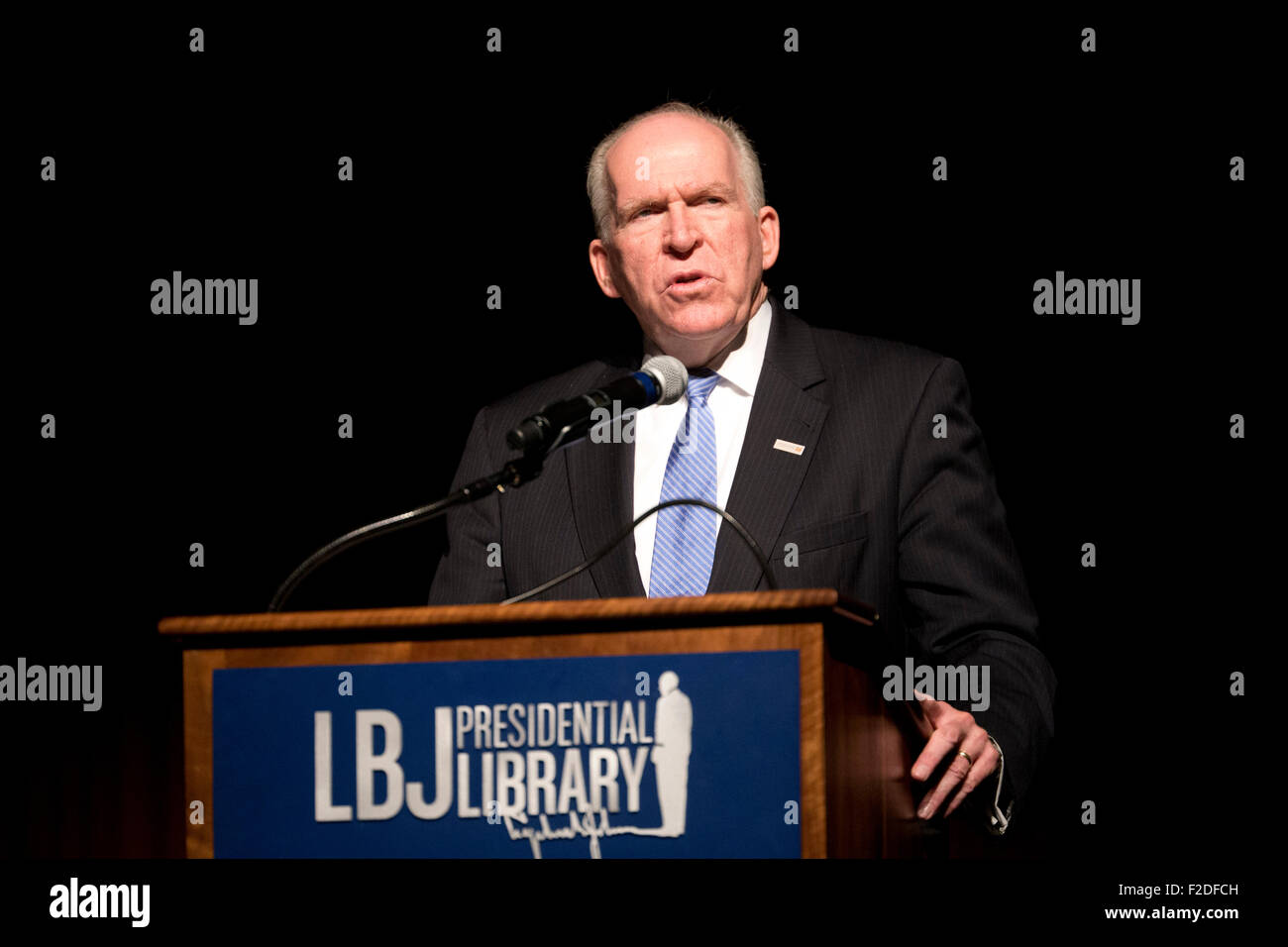 CIA-Direktor John O. Brennan erläutert die öffentliche Version der USA Präsident klassifizierte Briefings während einen Tag lang-symposium Stockfoto