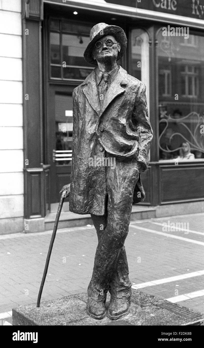 James Joyce Statue, North Earl Street, Dublin, Irland Stockfoto