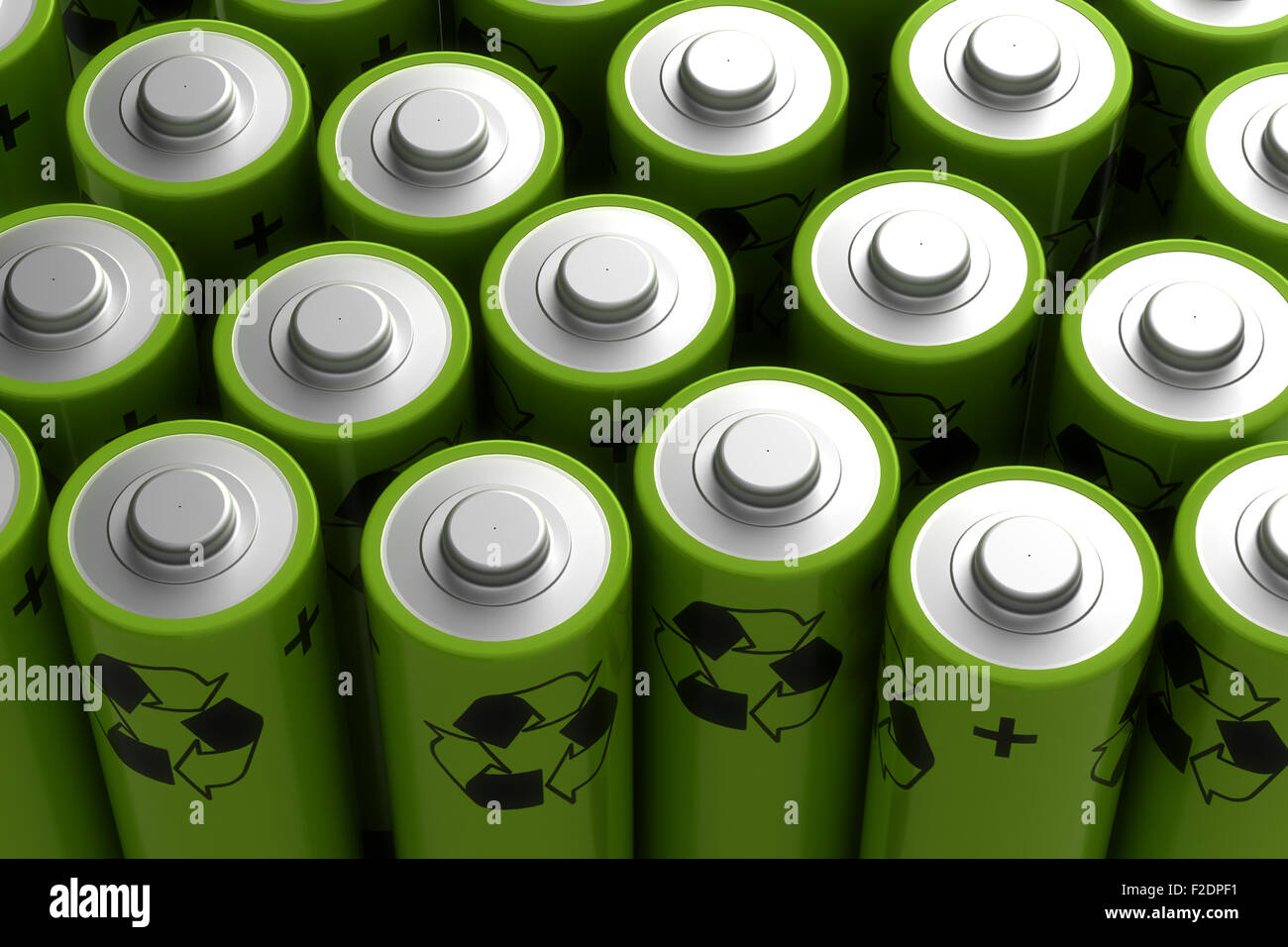 Wiederaufladbare Batterie Stockfoto