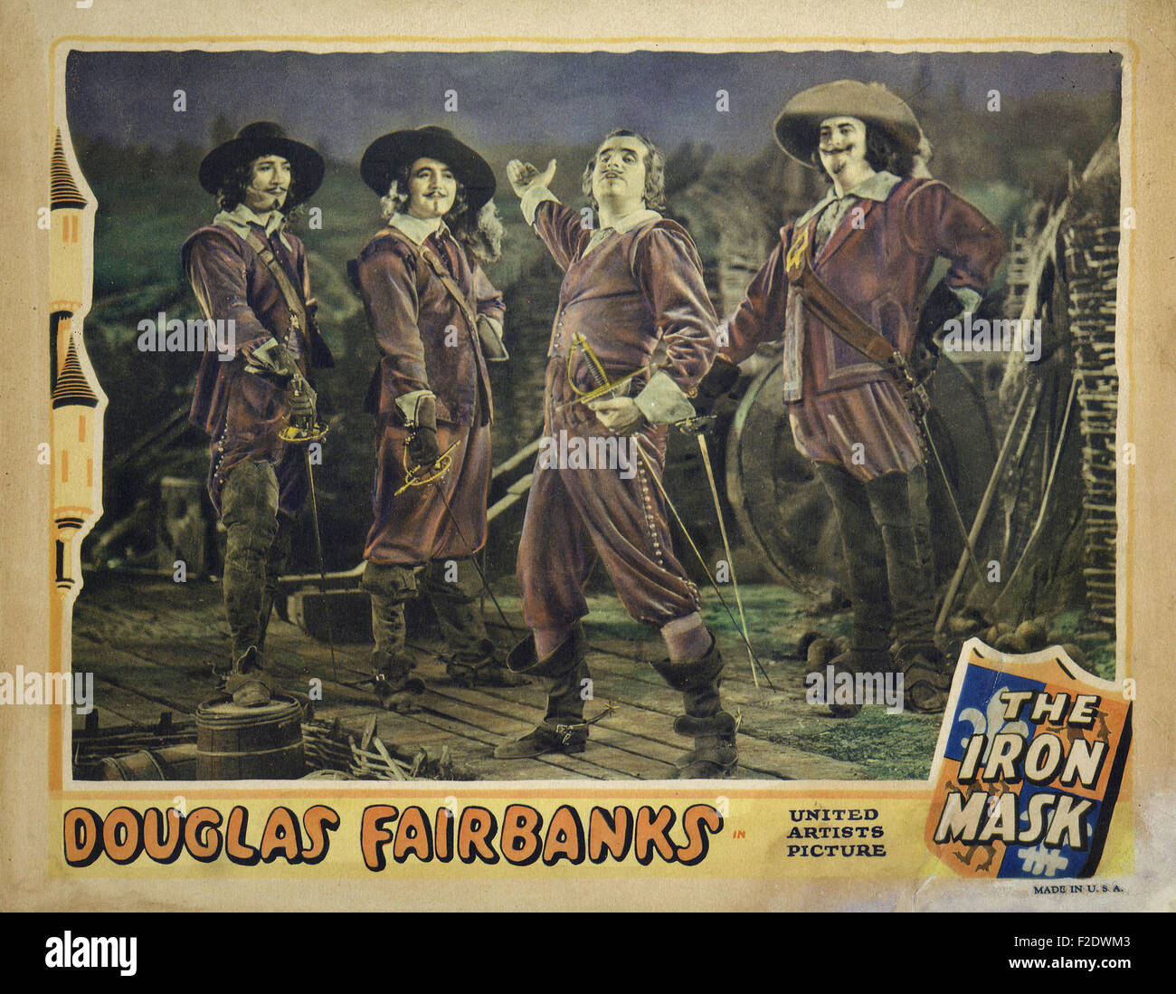 Eiserne Maske, (1929) 02 - Filmplakat Stockfoto
