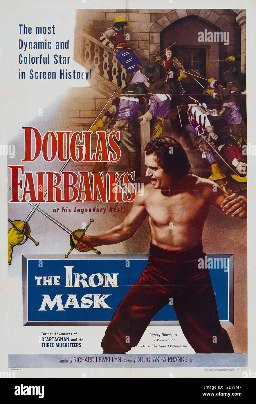 Eiserne Maske, (1929) 05 - Filmplakat Stockfoto