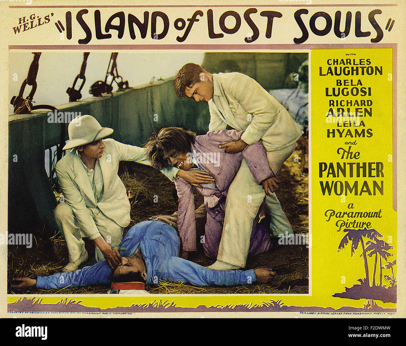 Insel der verlorenen Seelen 04 - Filmplakat - B-Movie Stockfoto