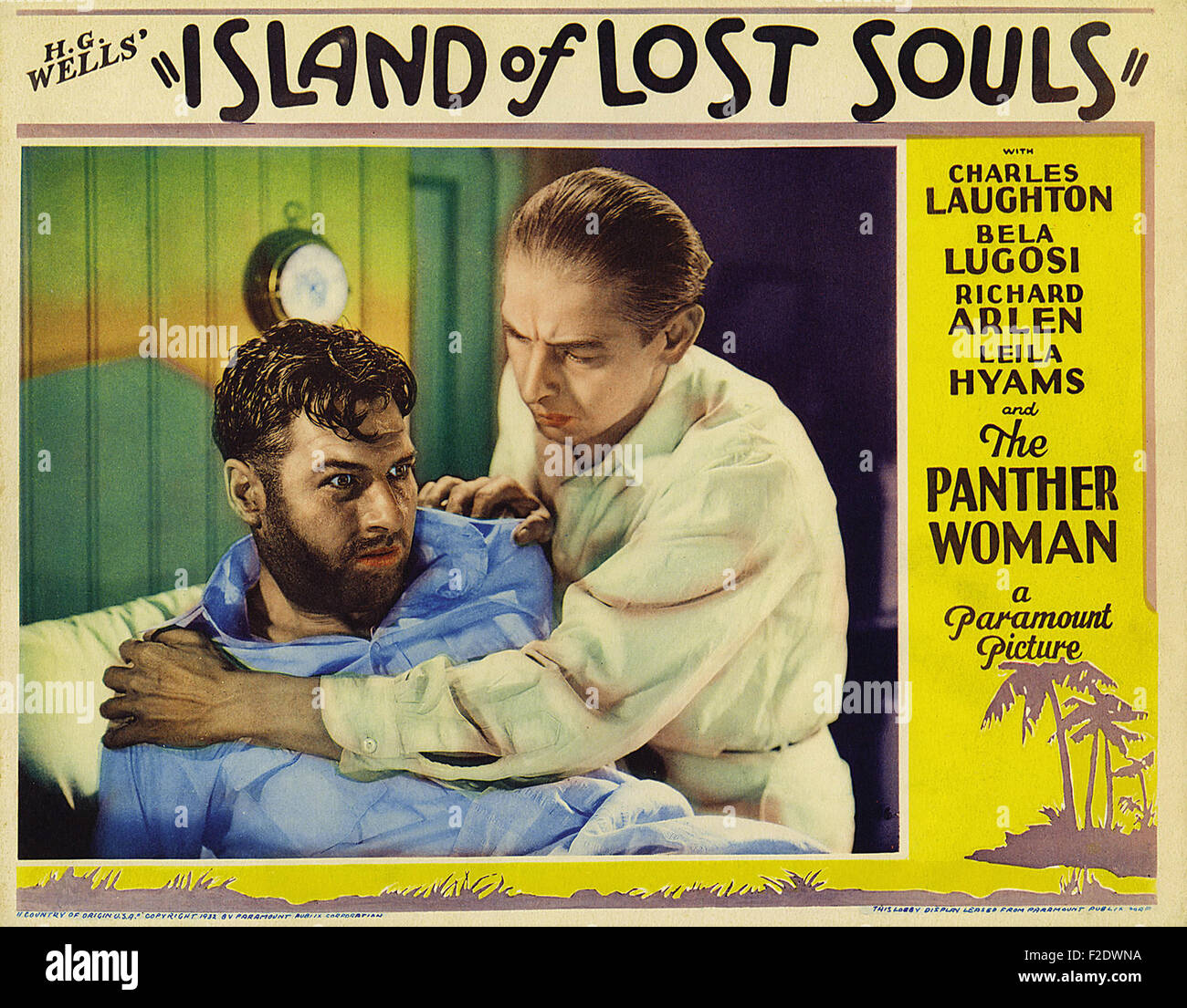 Insel der verlorenen Seelen 10 - Filmplakat - B-Movie Stockfoto